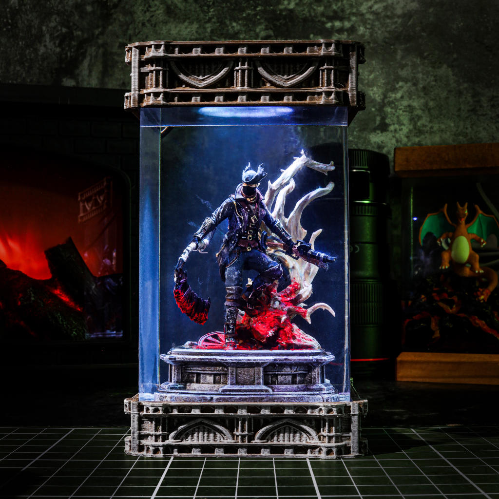 Bloodborne Figma Hunter The Old Hunters Resin Lamp
