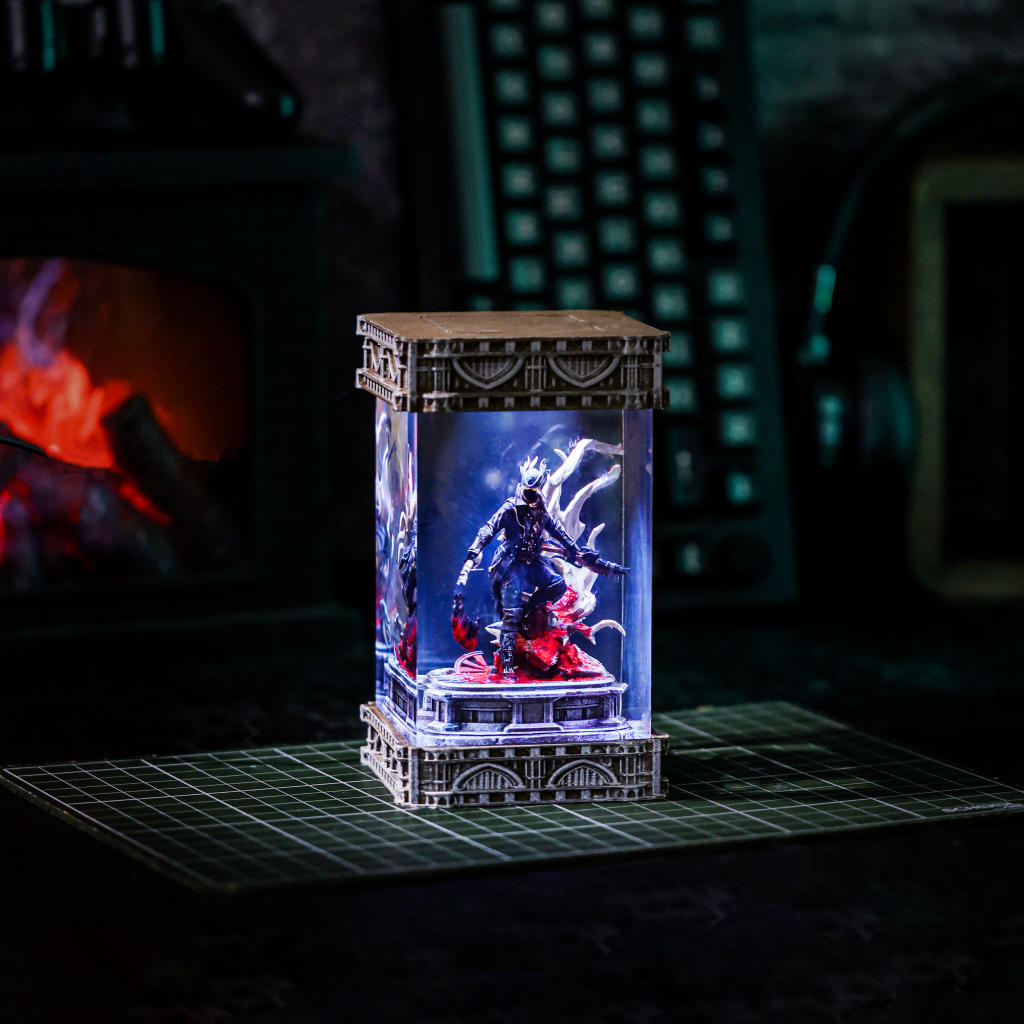 Bloodborne Figma Hunter The Old Hunters Resin Lamp