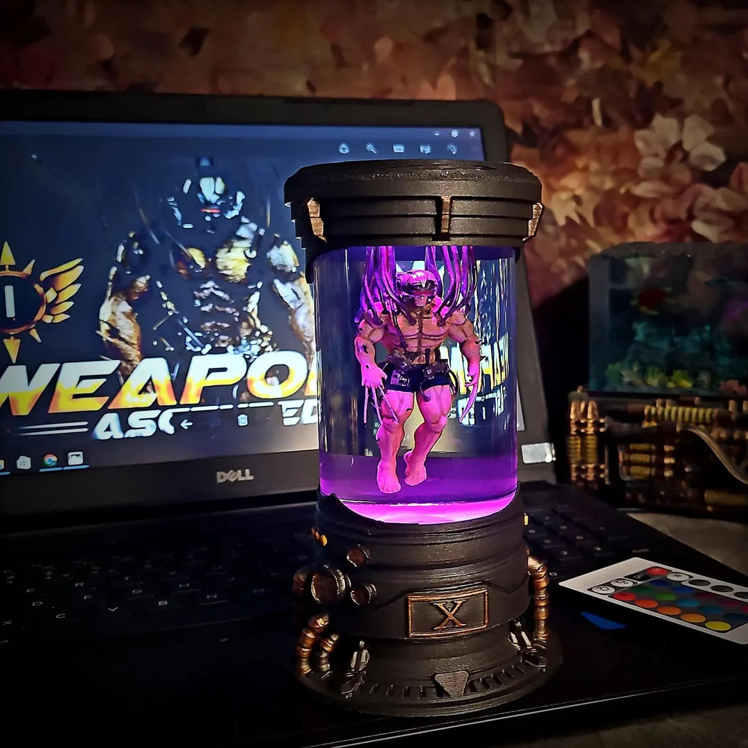 Wolverine Chamber Resin Lamp