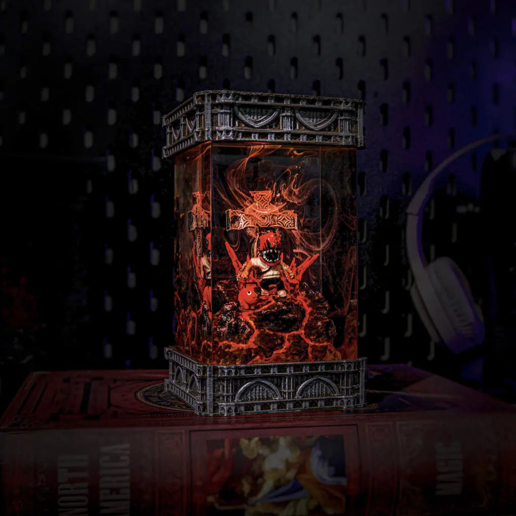 Chainsaw Man and Pochita Resin Lamp