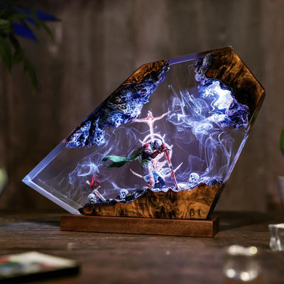 Fallen Knight Elden Ring Resin Lamp