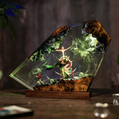Fallen Knight Elden Ring Resin Lamp
