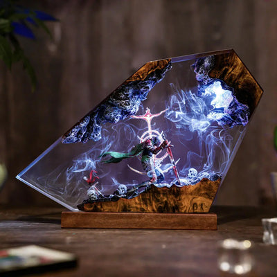 Fallen Knight Elden Ring Resin Lamp