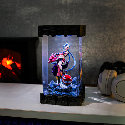 Jinx Arcane  Lol Gaming Epoxy Night Light