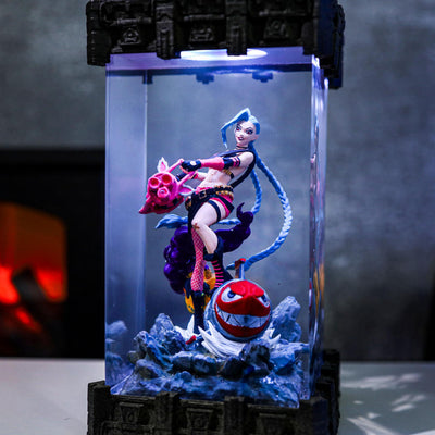 Jinx Arcane  Lol Gaming Epoxy Night Light