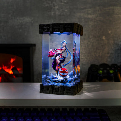 Jinx Arcane  Lol Gaming Epoxy Night Light