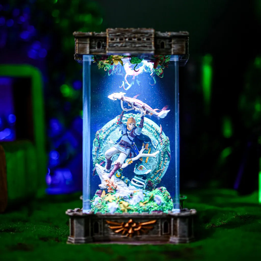 Link The Legend of Zelda Resin Lamp