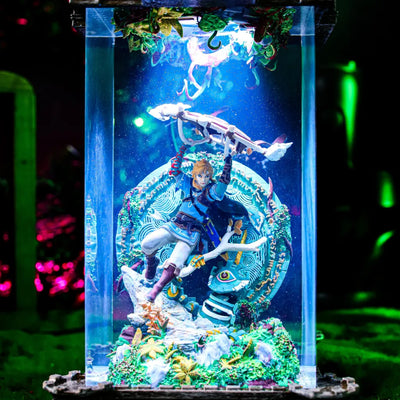 Link The Legend of Zelda Resin Lamp