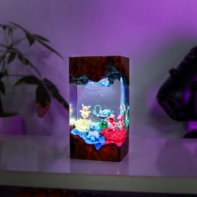 Pokemon Starter Epoxy Night Lamp Ver 2