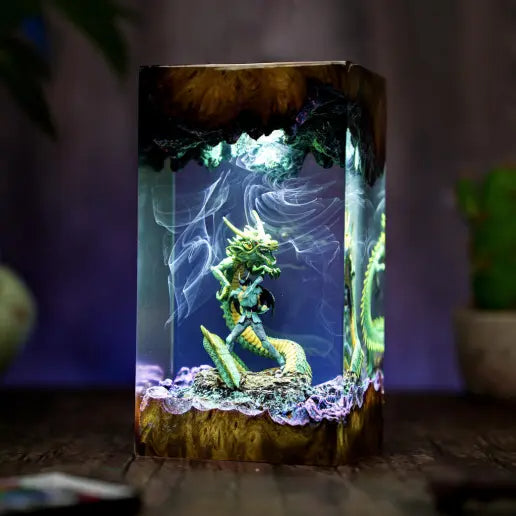 Saint Seiya Dragon Shiryu Resin Lamp