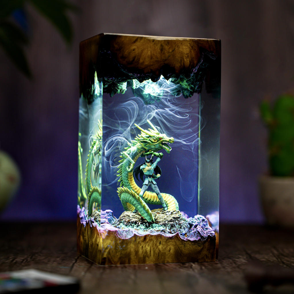 Saint Seiya Dragon Shiryu Resin Lamp