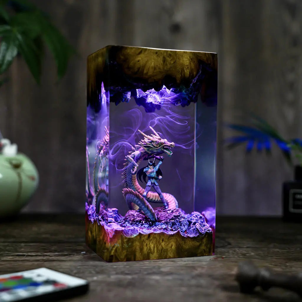 Saint Seiya Dragon Shiryu Resin Lamp
