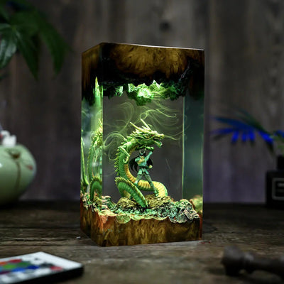 Saint Seiya Dragon Shiryu Resin Lamp