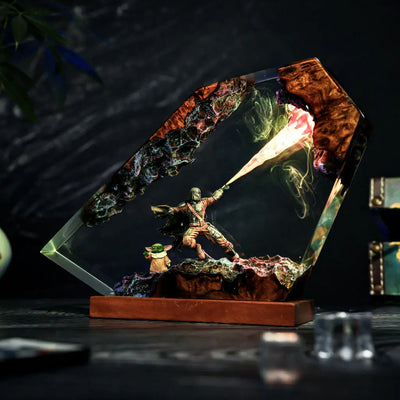 Mandalorian Star Wars Resin Lamp