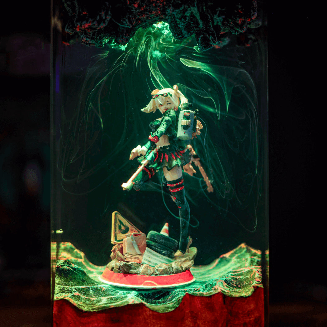 Burnice White Zenless Zone Zero Resin Lamp