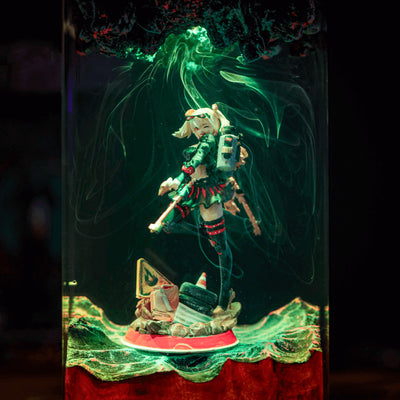 Burnice White Zenless Zone Zero Resin Lamp