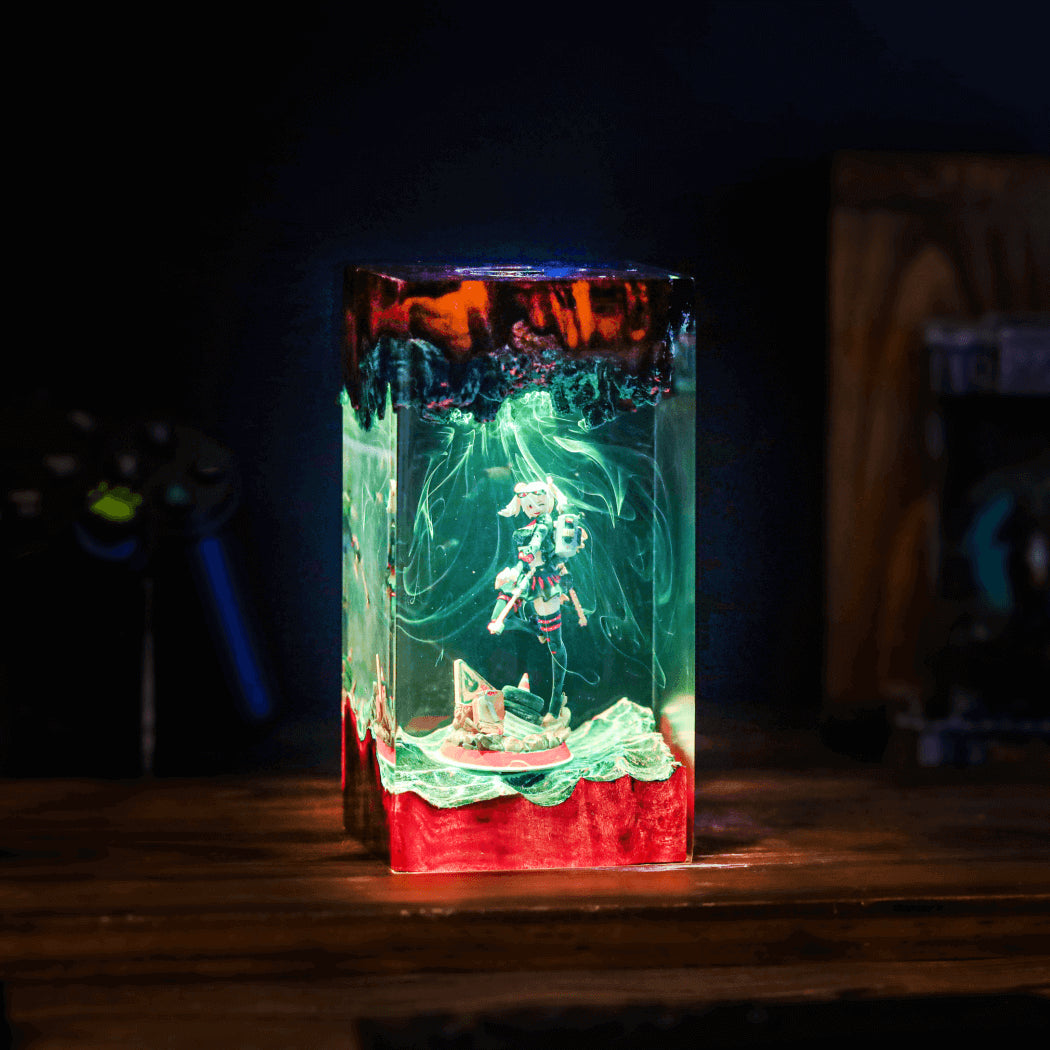 Burnice White Zenless Zone Zero Resin Lamp