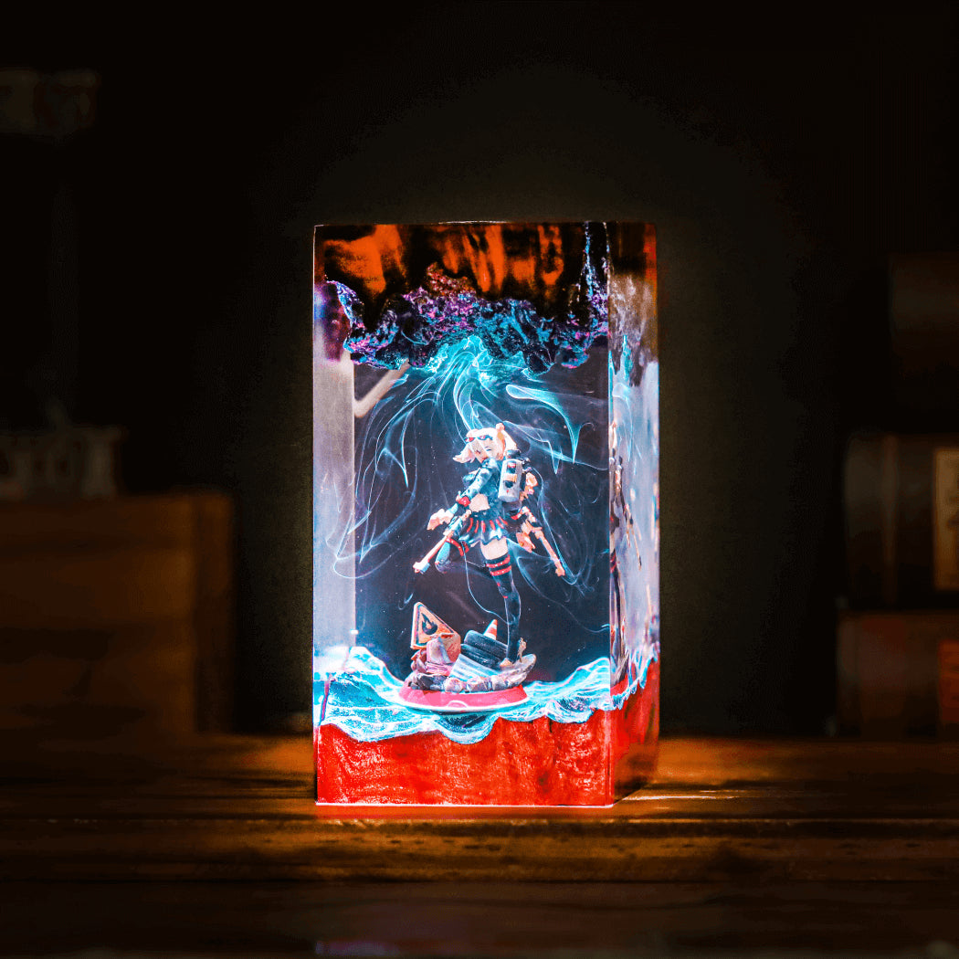 Burnice White Zenless Zone Zero Resin Lamp