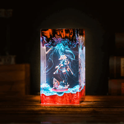 Burnice White Zenless Zone Zero Resin Lamp