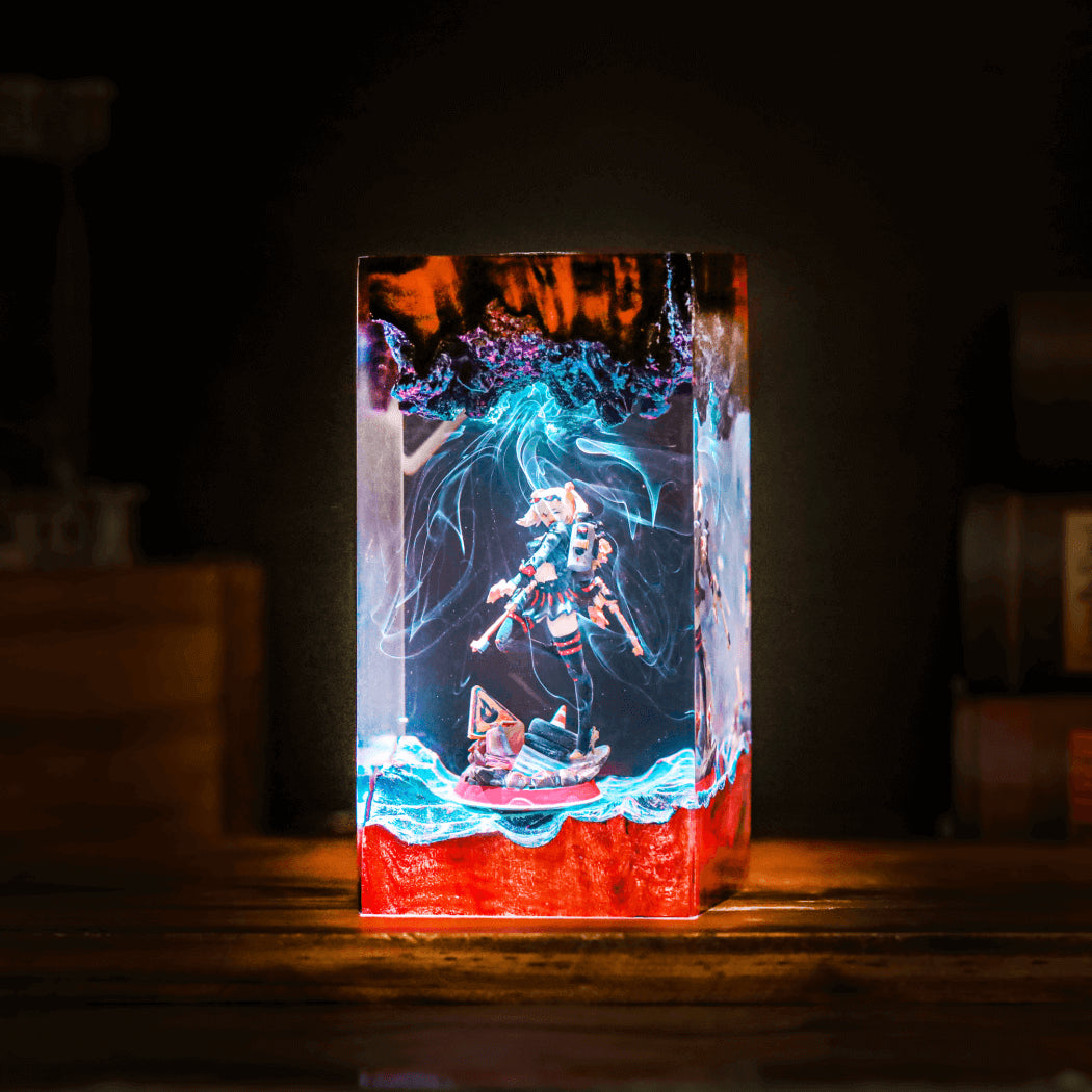 Burnice White Zenless Zone Zero Resin Lamp