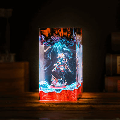 Burnice White Zenless Zone Zero Resin Lamp