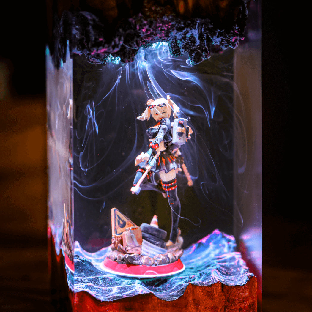 Burnice White Zenless Zone Zero Resin Lamp