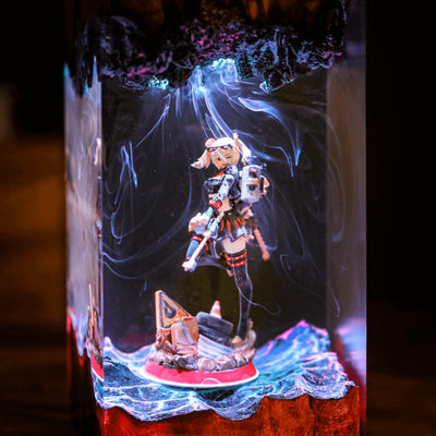 Burnice White Zenless Zone Zero Resin Lamp