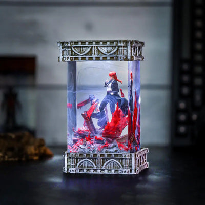 Denji & Makima Chainsaw Man Resin Lamp