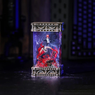 Denji & Makima Chainsaw Man Resin Lamp