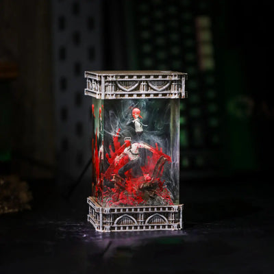 Denji & Makima Chainsaw Man Resin Lamp