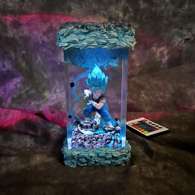 Gogeta Blue Super Saiyan Blue Dragonball Epoxy Night Light