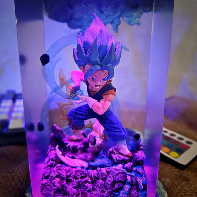 Gogeta Blue Super Saiyan Blue Dragonball Epoxy Night Light