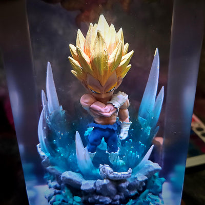 Chibi Vegeta Dragonball Epoxy Night Light