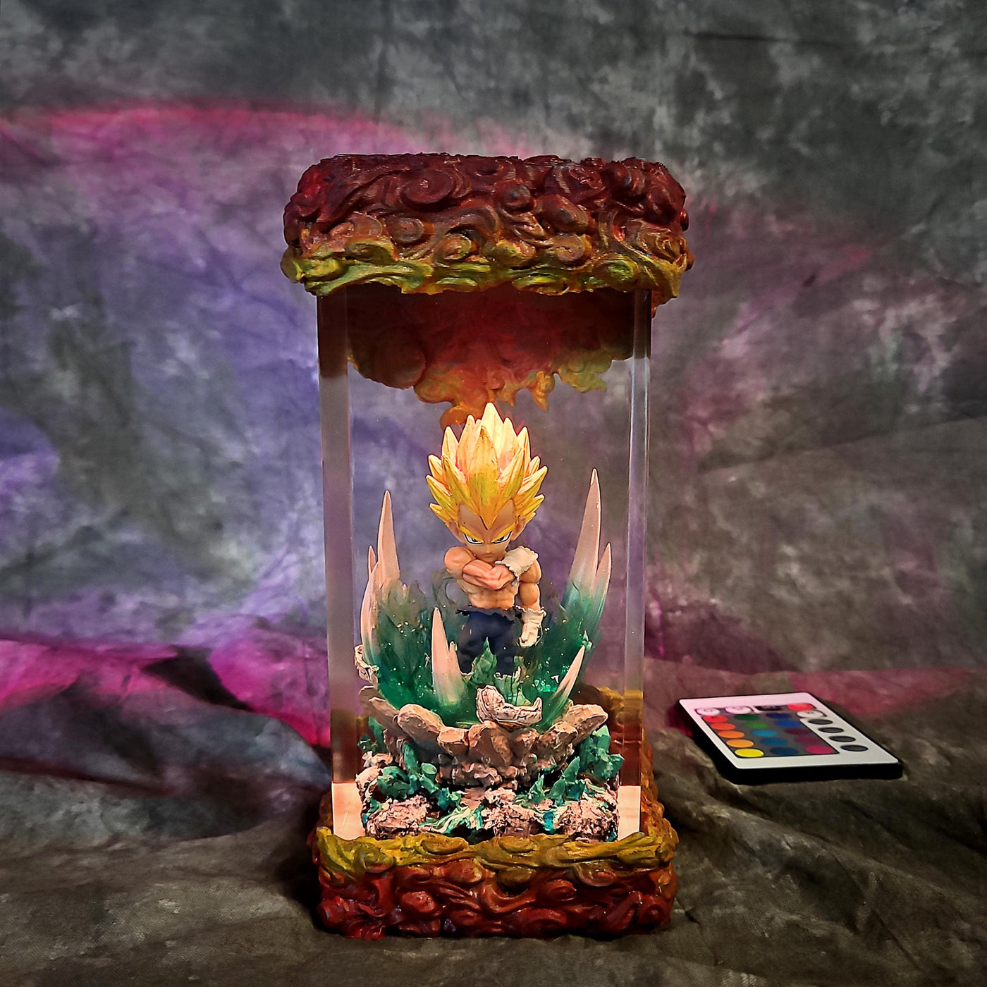 Chibi Vegeta Dragonball Epoxy Night Light