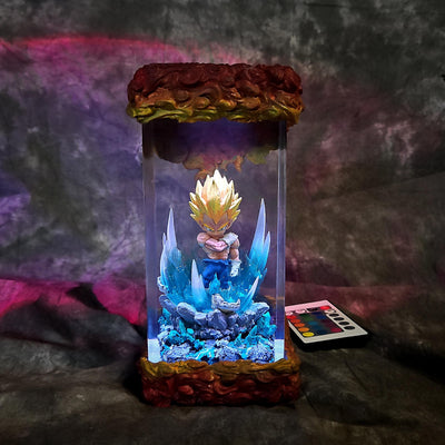 Chibi Vegeta Dragonball Epoxy Night Light