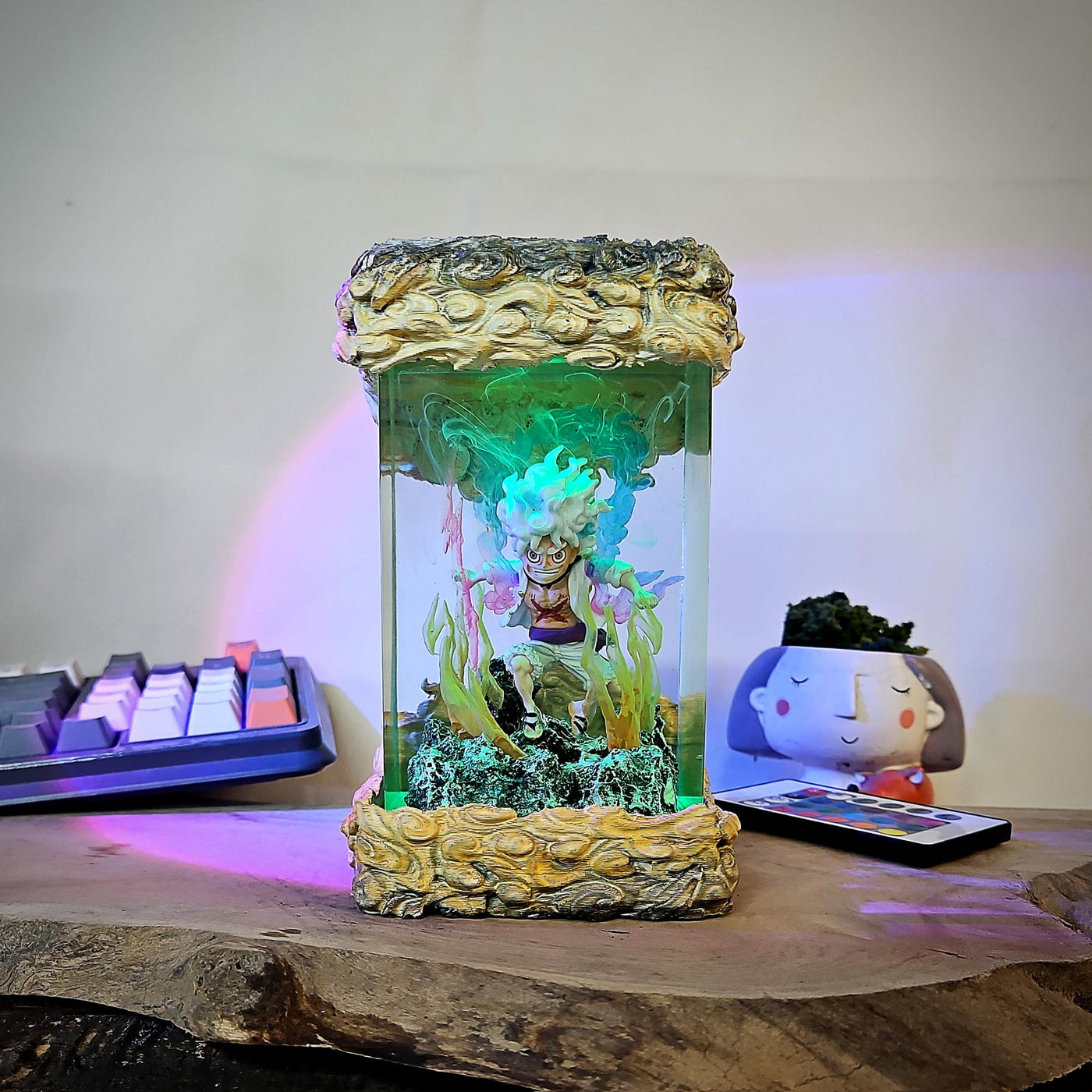 Nika Luffy Gear 5 Onepiece Epoxy Night Light