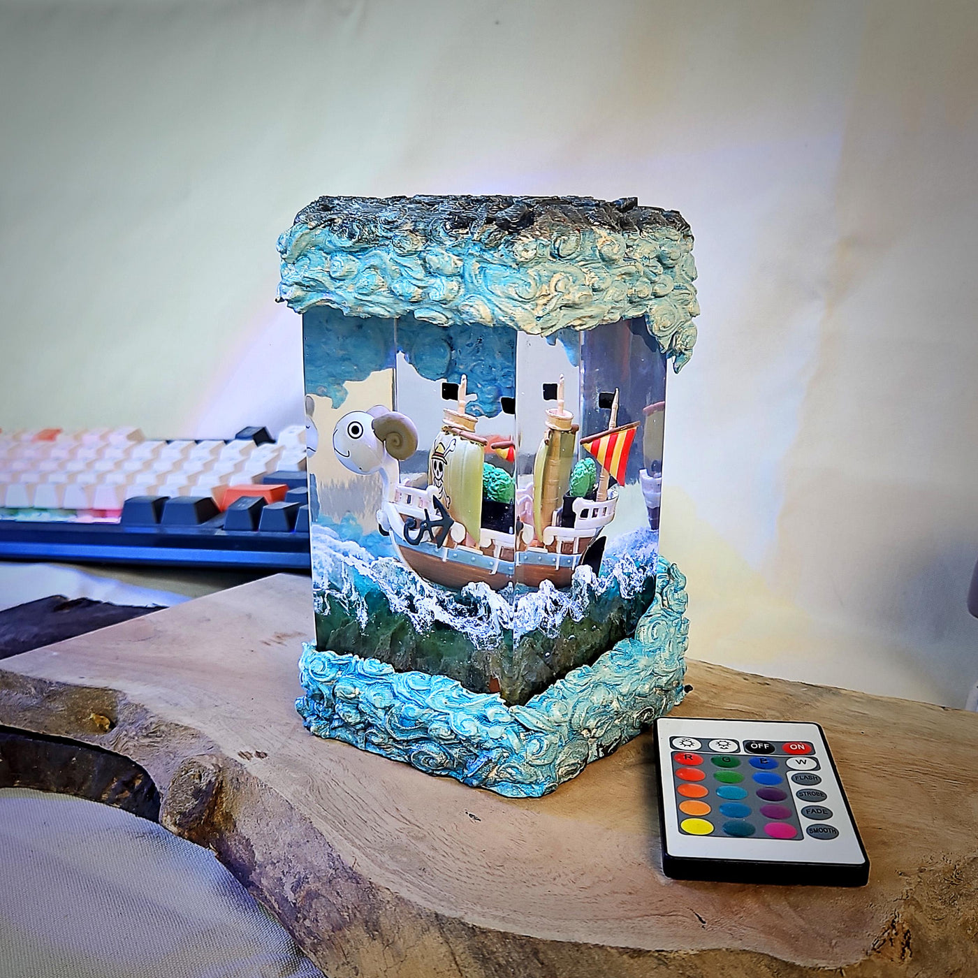 Going Merry Onepiece Epoxy Night Light