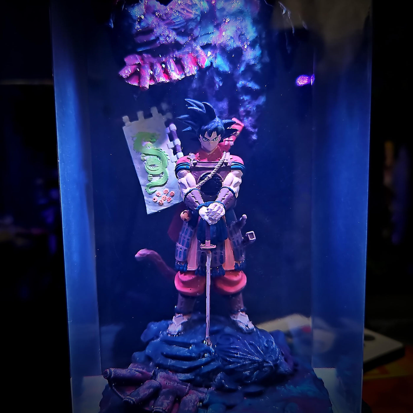 Goku Samurai Epoxy Night Light