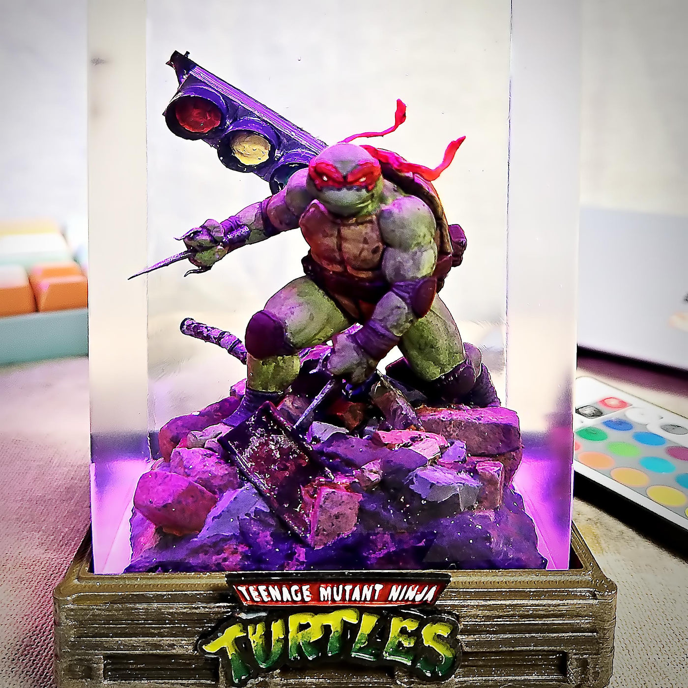 Mutant Ninja Epoxy Night Light