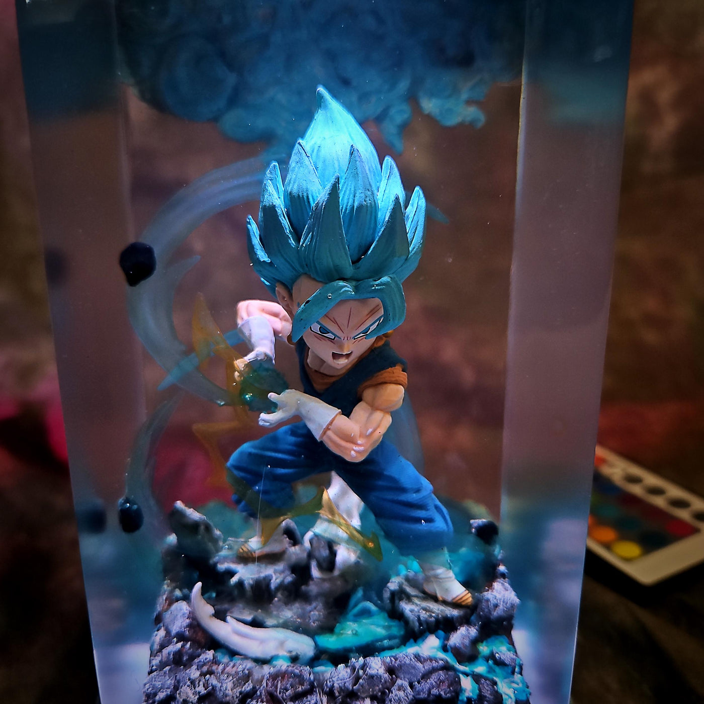 Gogeta Blue Super Saiyan Blue Dragonball Epoxy Night Light