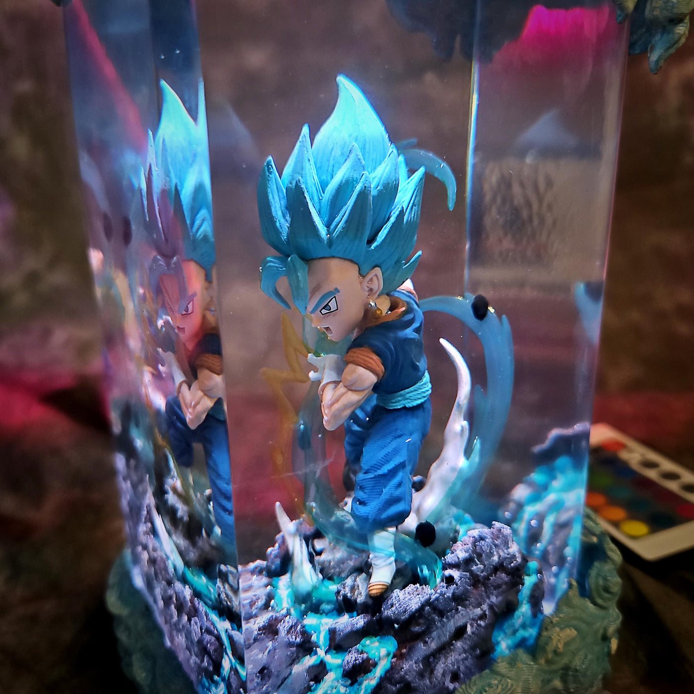 Gogeta Blue Super Saiyan Blue Dragonball Epoxy Night Light