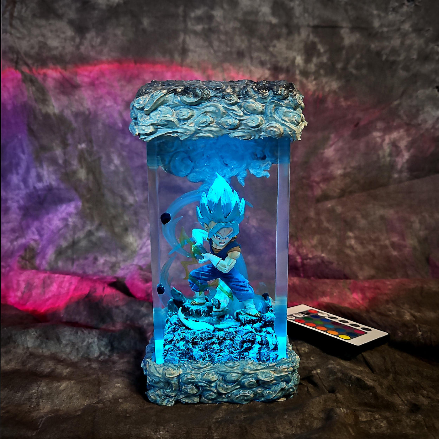 Gogeta Blue Super Saiyan Blue Dragonball Epoxy Night Light