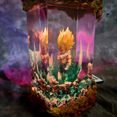 Chibi Vegeta Dragonball Epoxy Night Light