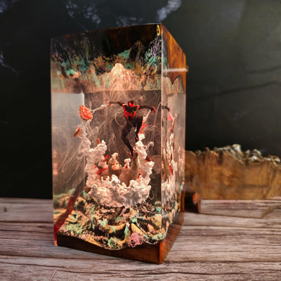 Spiderman x Sandman Epoxy Night Light