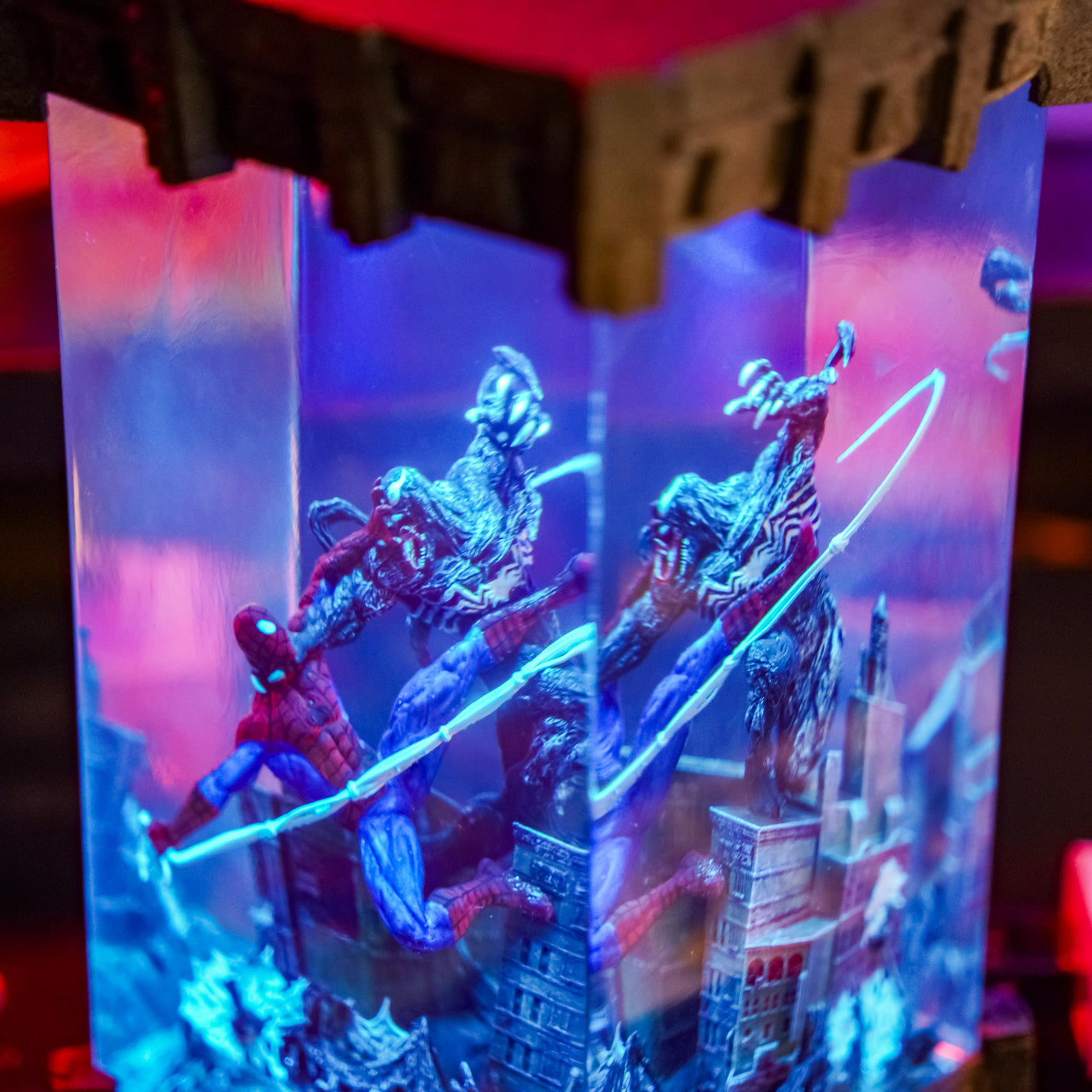 Spiderman x Venom Epoxy Night Light