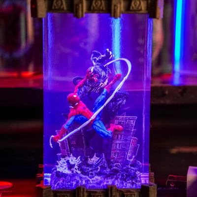 Spiderman x Venom Epoxy Night Light
