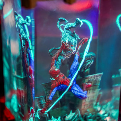 Spiderman x Venom Epoxy Night Light