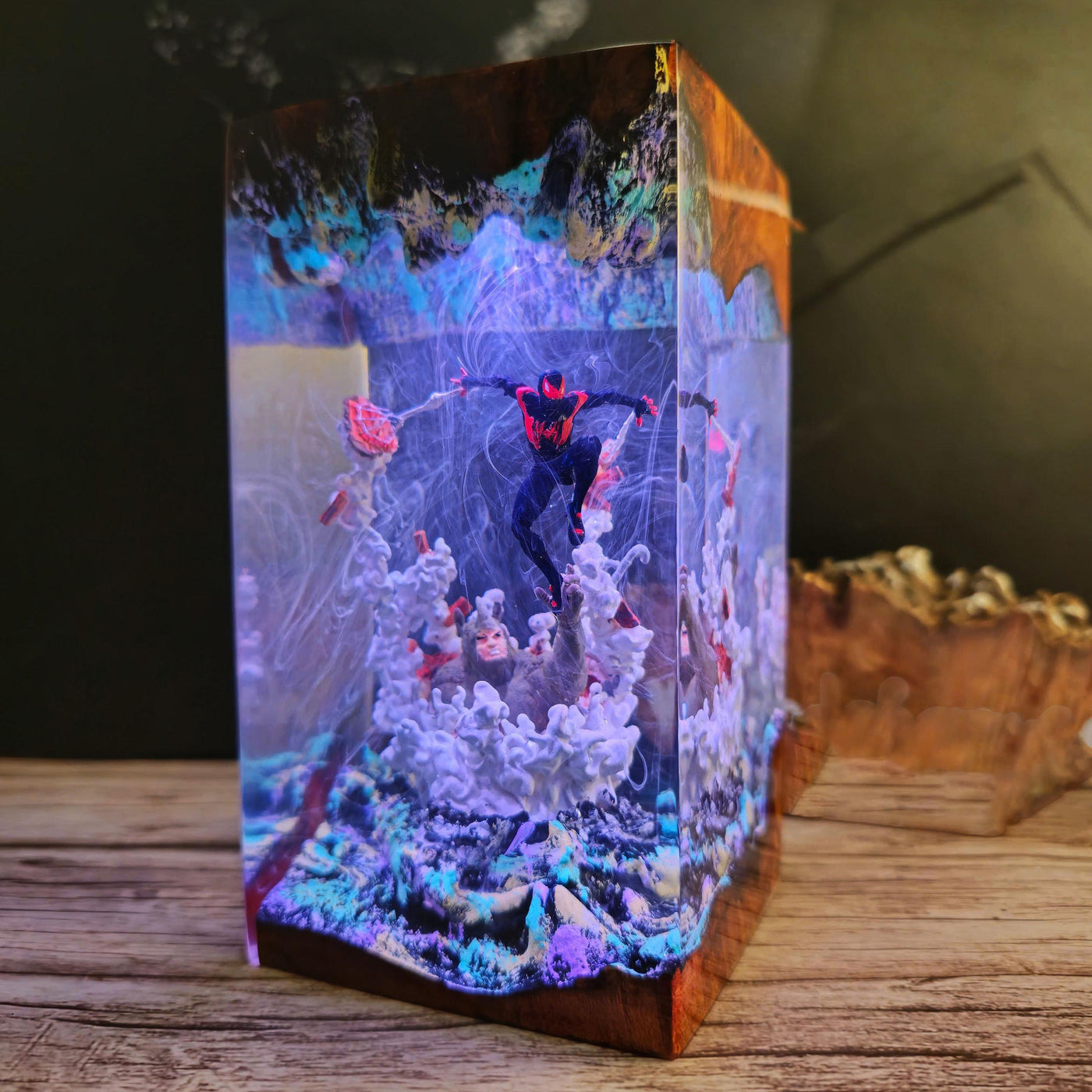 Spiderman x Sandman Epoxy Night Light