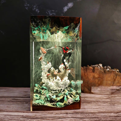 Spiderman x Sandman Epoxy Night Light