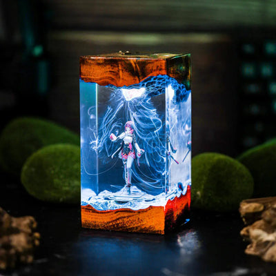 Kafka Honkai: Star Rail Resin Lamp